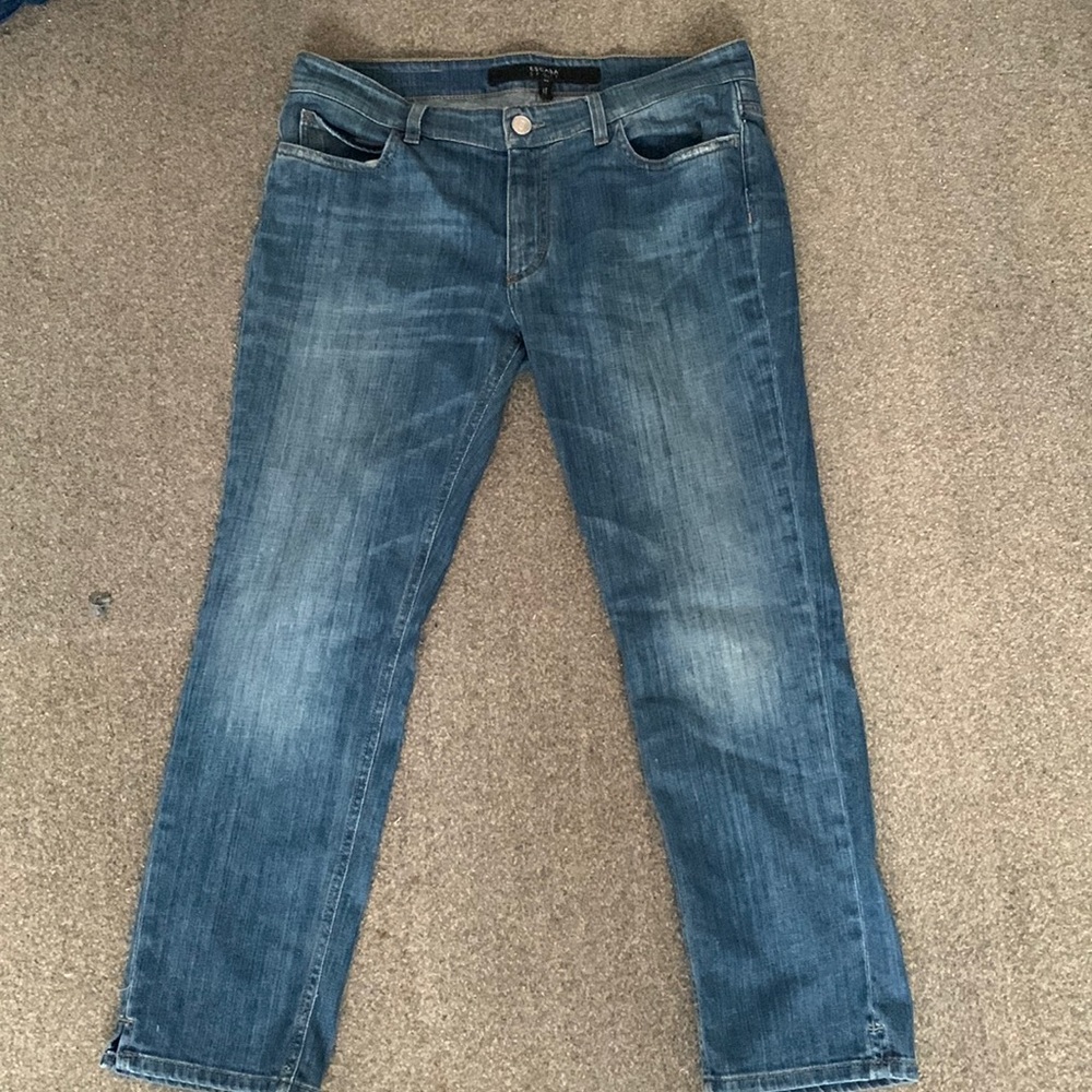 ESCADA SPORT classic straight leg denim jeans blue size 40/ us 8 women's
